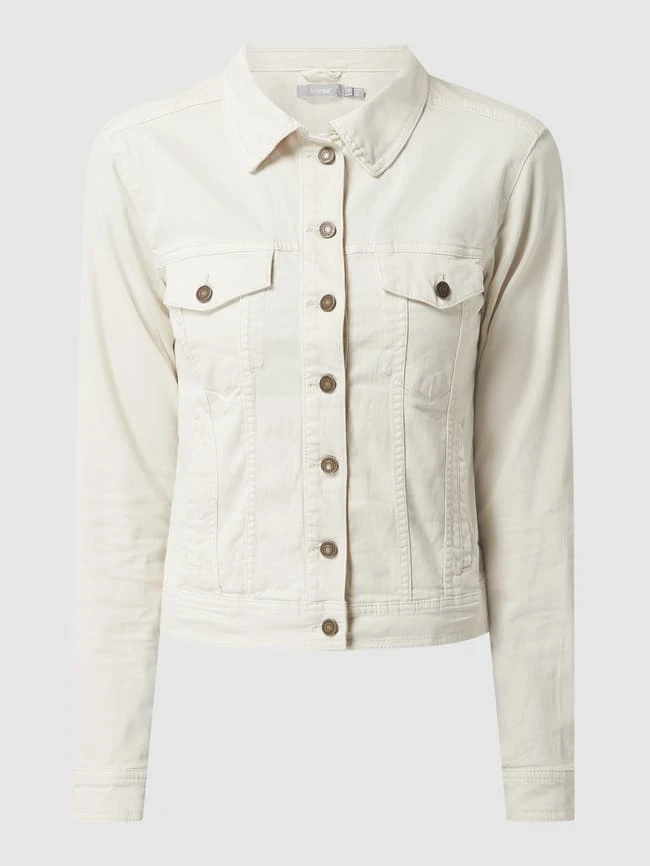 Fransa Jeansjacke Mit Stretch-Anteil Modell 'Will' - Offwhite 2 Fransa Jeansjacke Mit Stretch-Anteil Modell 'Will' - Offwhite – Bild 2