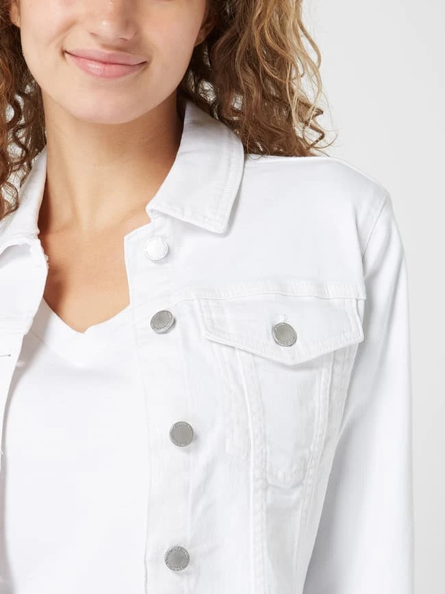 Vila Jeansjacke Mit Stretch-Anteil Modell 'Need' - Offwhite 3 Vila Jeansjacke Mit Stretch-Anteil Modell 'Need' - Offwhite – Bild 3