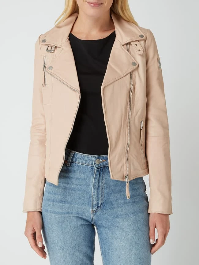 Freaky Nation Lederjacke Im Biker-Look Modell 'Biker Princess' - Hellrosa 4 Freaky Nation Lederjacke Im Biker-Look Modell 'Biker Princess' - Hellrosa – Bild 4