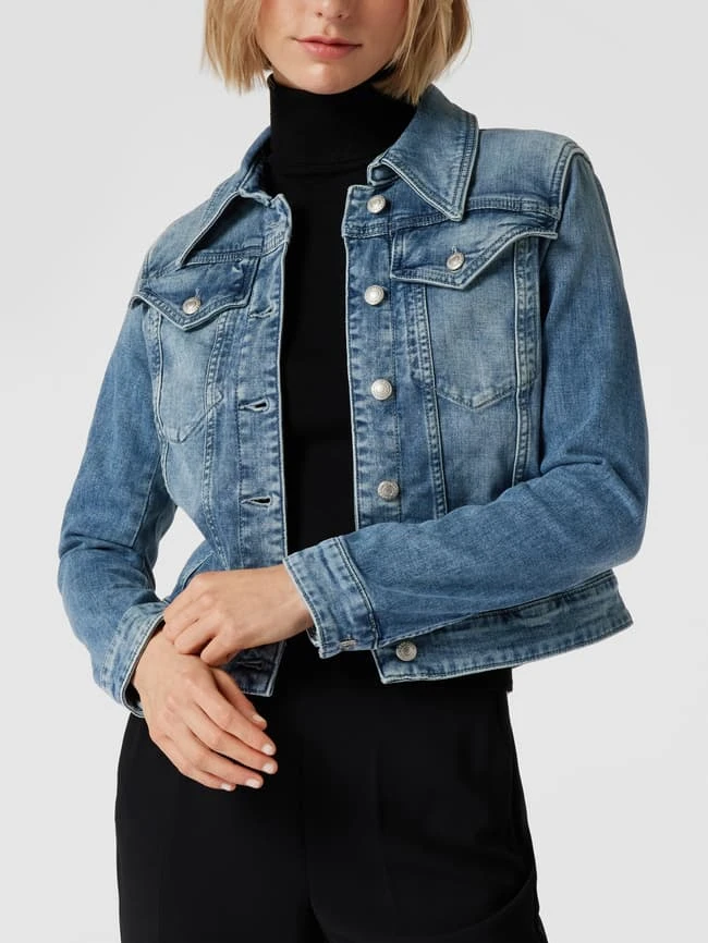 Drykorn Jeansjacke Mit Pattentaschen Modell 'Somerton' - Hellblau 3 Drykorn Jeansjacke Mit Pattentaschen Modell 'Somerton' - Hellblau – Bild 3