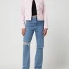 Q/S Designed By Jeansjacke Mit Stretch-Anteil - Rosé