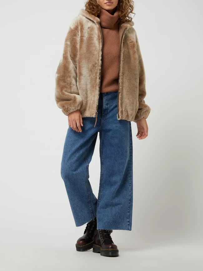 WUNDERFELL Lederblouson Aus Lammshearling Modell 'Fame' - Haselnuss Braun 1 WUNDERFELL Lederblouson Aus Lammshearling Modell 'Fame' - Haselnuss Braun