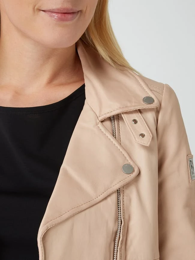 Freaky Nation Lederjacke Im Biker-Look Modell 'Biker Princess' - Hellrosa 3 Freaky Nation Lederjacke Im Biker-Look Modell 'Biker Princess' - Hellrosa – Bild 3