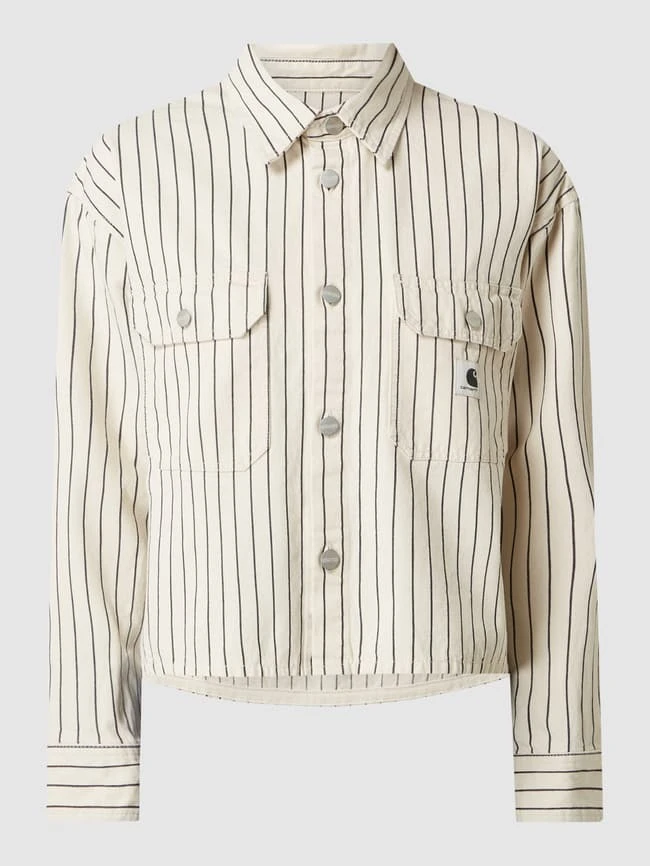 Carhartt Work In Progress Jeansjacke Mit Streifenmuster - Weiß 2 Carhartt Work In Progress Jeansjacke Mit Streifenmuster - Weiß – Bild 2