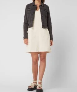 Noisy May Jeansjacke Mit Viskose-Anteil Modell 'Debra' - Anthrazit