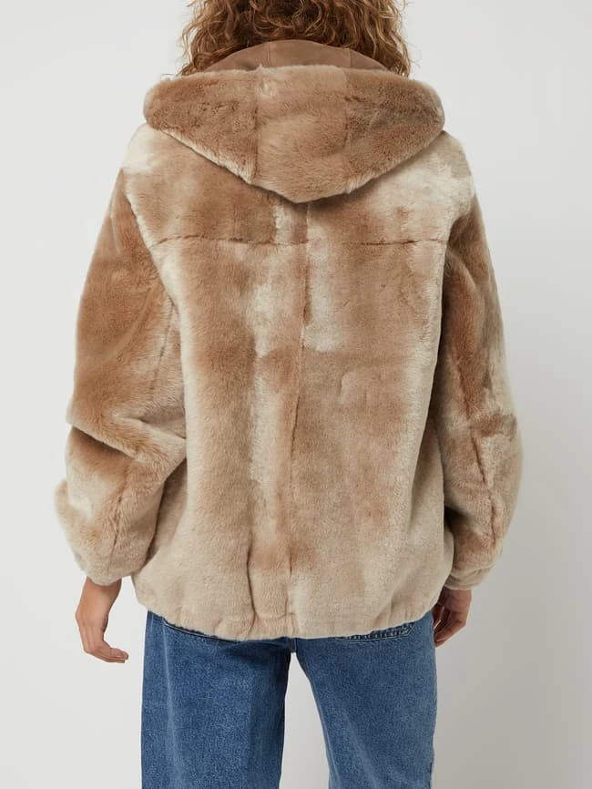WUNDERFELL Lederblouson Aus Lammshearling Modell 'Fame' - Haselnuss Braun 5 WUNDERFELL Lederblouson Aus Lammshearling Modell 'Fame' - Haselnuss Braun – Bild 5