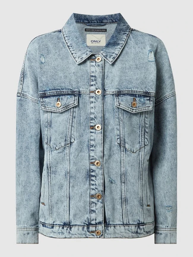 Only Jeansjacke Mit Used-Effekte - Jeans 2 Only Jeansjacke Mit Used-Effekte - Jeans – Bild 2