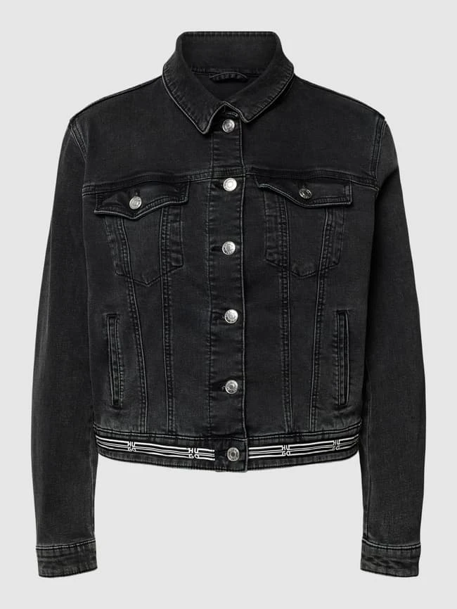 HUGO Jeansjacke Mit Brusttaschen Modell 'The Original' - Anthrazit 2 HUGO Jeansjacke Mit Brusttaschen Modell 'The Original' - Anthrazit – Bild 2