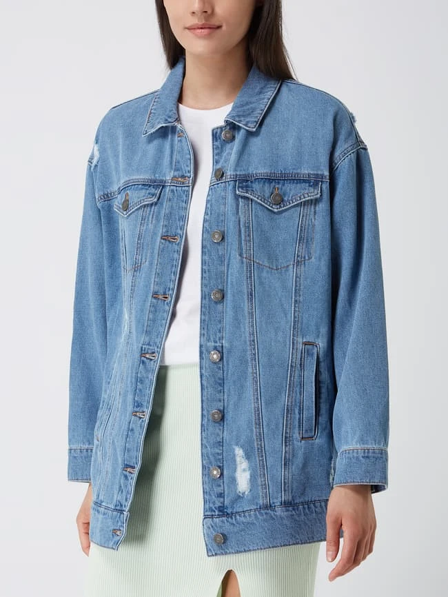 Noisy May Jeansjacke Im Destroyed-Look Modell 'Fiona' - Hellblau 4 Noisy May Jeansjacke Im Destroyed-Look Modell 'Fiona' - Hellblau – Bild 4