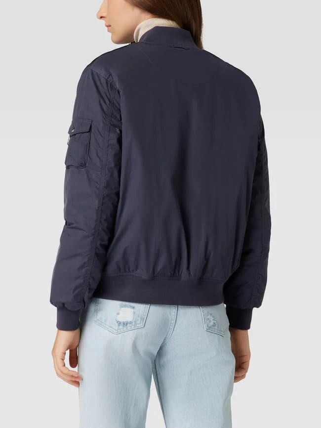 Armedangels Blouson Mit Label-Stitching Modell 'Lankaa' - Marineblau 5 Armedangels Blouson Mit Label-Stitching Modell 'Lankaa' - Marineblau – Bild 5