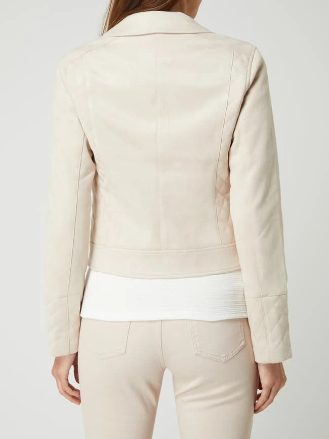 Comma Jacke Im Biker-Look - Sand 5 Comma Jacke Im Biker-Look - Sand – Bild 5
