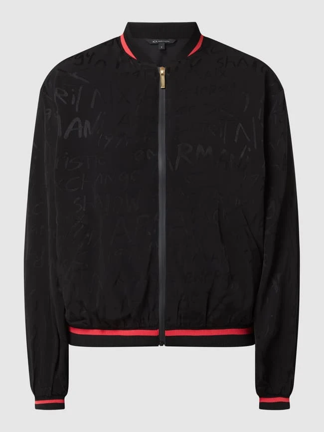 ARMANI EXCHANGE Blouson Aus Viskose - Schwarz 2 ARMANI EXCHANGE Blouson Aus Viskose - Schwarz – Bild 2