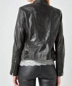 Gipsy Slim Fit Lederjacke Im Biker-Look Modell 'Cait' - Schwarz -Gipsy Shop 9kr3iki3714j0gpj8grjidq7a17kkdq16t3jcc1o9h244d2l6l5jehal6p0koi9ja11kgla29koj6k246l3jiob571j3ic366him6c9k6ti30ob16gsmcc9g64o62cph6dij0o8