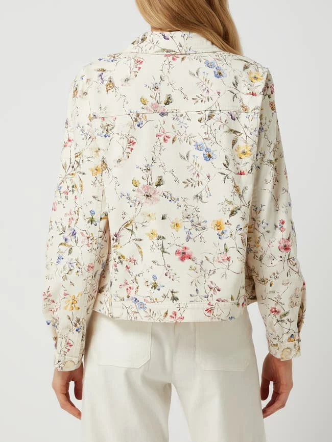 Pennyblack Jeansjacke Mit Floralem Muster Modell 'Fiorente' - Weiß 5 Pennyblack Jeansjacke Mit Floralem Muster Modell 'Fiorente' - Weiß – Bild 5