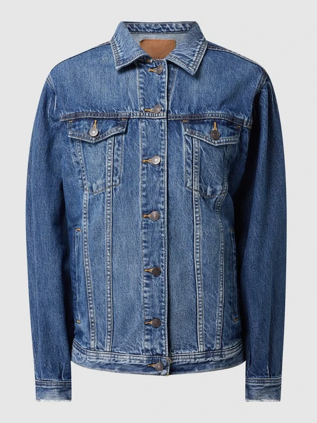 American Eagle Oversized Jeansjacke Aus Baumwolle - Blau 2 American Eagle Oversized Jeansjacke Aus Baumwolle - Blau – Bild 2