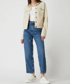 Kaffe Jeansjacke Mit Stretch-Anteil Modell 'Zelina' - Sand