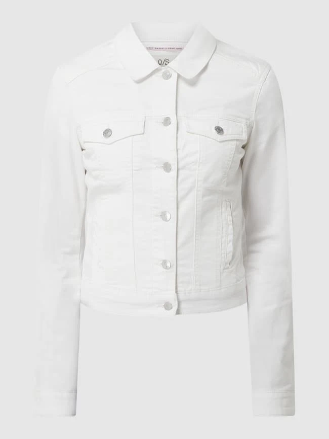 Q/S Designed By Jeansjacke Mit Stretch-Anteil - Ecru 2 Q/S Designed By Jeansjacke Mit Stretch-Anteil - Ecru – Bild 2