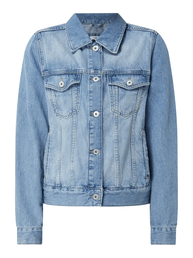 Jake*s Casual Jeansjacke Aus Baumwolle - Jeans 2 Jake*s Casual Jeansjacke Aus Baumwolle - Jeans – Bild 2