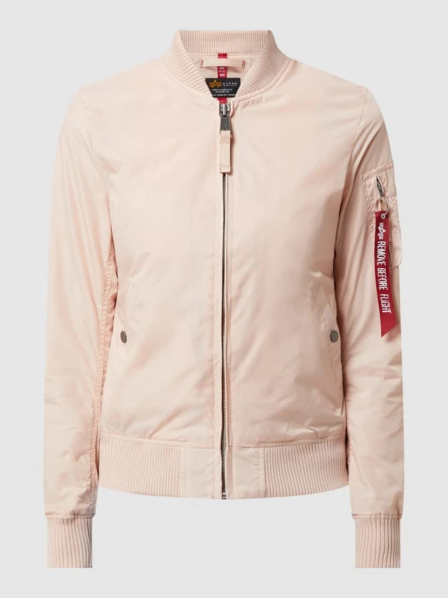 Alpha Industries Bomber Mit Stehkragen - Rosa 2 Alpha Industries Bomber Mit Stehkragen - Rosa – Bild 2