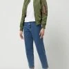 Alpha Industries Bomber Mit Logos - Olivgrün