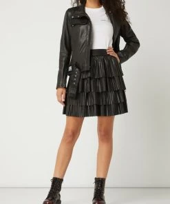 Freaky Nation Lederjacke Im Biker-Look - Schwarz