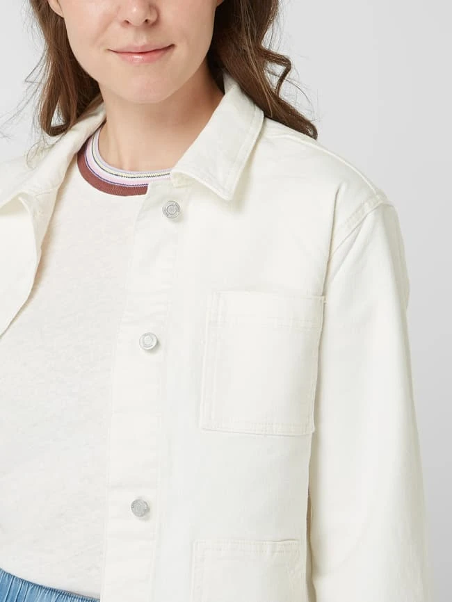 Esprit Jeansjacke Mit Stretch-Anteil - Offwhite 3 Esprit Jeansjacke Mit Stretch-Anteil - Offwhite – Bild 3