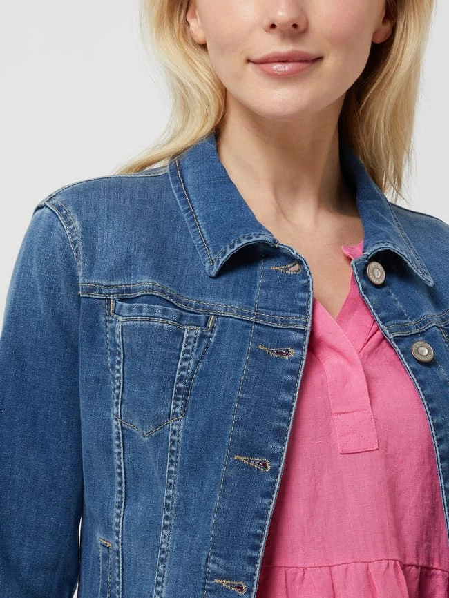 Brax Jeansjacke Mit Stretch-Anteil Modell 'Miami' - Blau 3 Brax Jeansjacke Mit Stretch-Anteil Modell 'Miami' - Blau – Bild 3