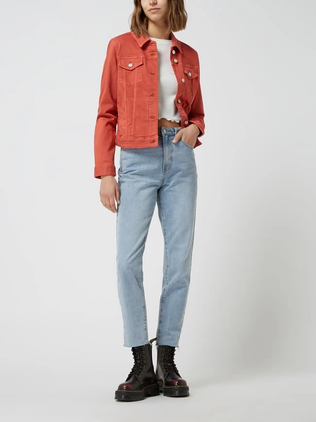 S.Oliver RED LABEL Jeansjacke Mit Viskose-Anteil - Rot 1 S.Oliver RED LABEL Jeansjacke Mit Viskose-Anteil - Rot
