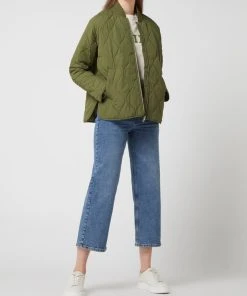 Tom Tailor Denim Bomber Mit Steppnähten - Wattiert - Olivgrün