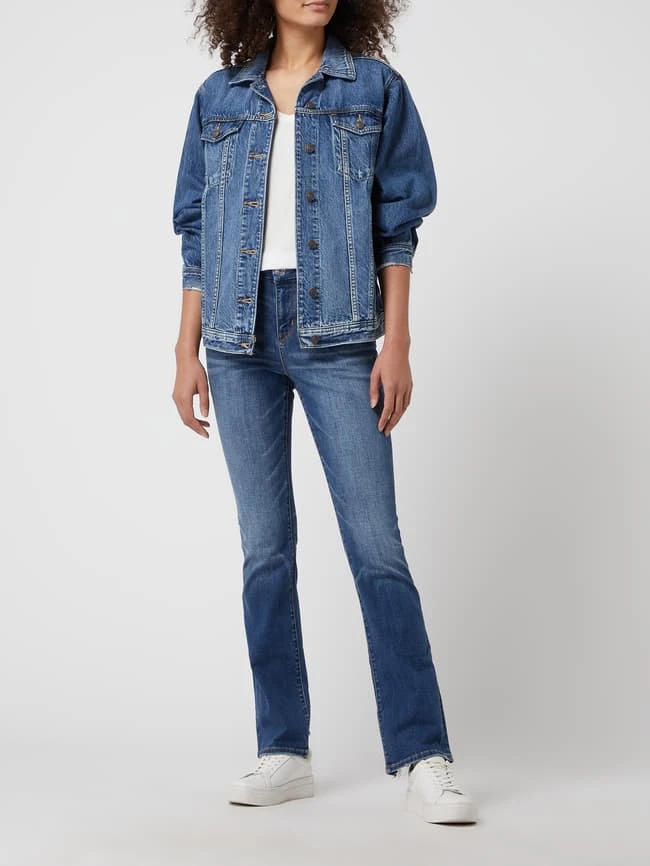 American Eagle Oversized Jeansjacke Aus Baumwolle - Blau 1 American Eagle Oversized Jeansjacke Aus Baumwolle - Blau