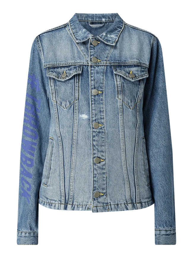 Esprit THROWBACK - Unisex Jeansjacke Im Used Look - Jeans 2 Esprit THROWBACK - Unisex Jeansjacke Im Used Look - Jeans – Bild 2