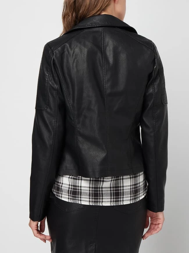 Noisy May Jacke Im Biker-Look - Schwarz 5 Noisy May Jacke Im Biker-Look - Schwarz – Bild 5