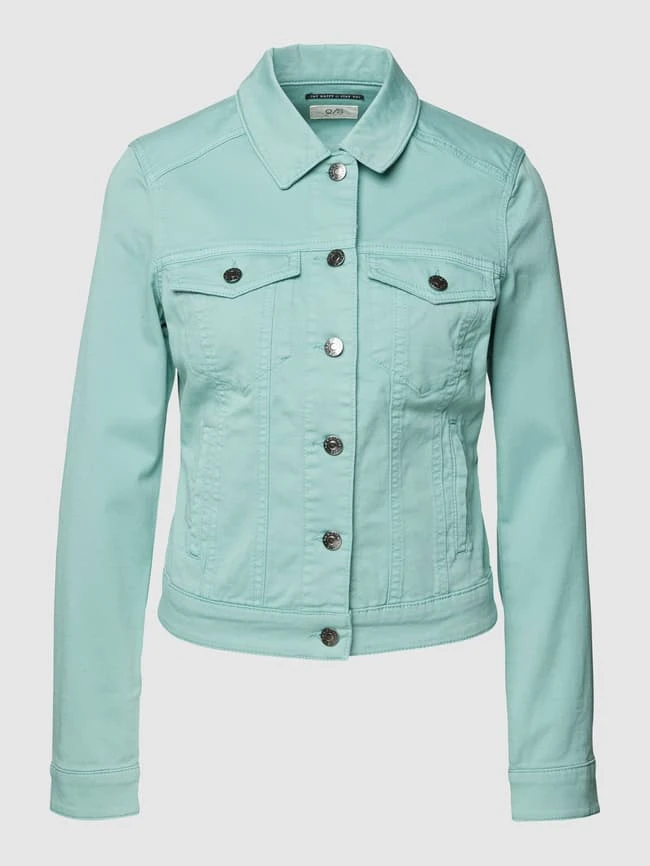 Q/S Designed By Jeansjacke Mit Stretch-Anteil - Petrol 2 Q/S Designed By Jeansjacke Mit Stretch-Anteil - Petrol – Bild 2