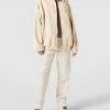 BDG Urban Outfitters Oversized Blouson Aus Cord Mit Label-Stitching - Ecru