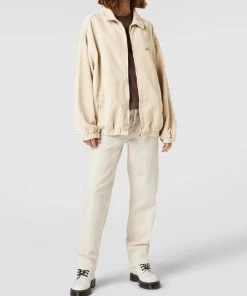 BDG Urban Outfitters Oversized Blouson Aus Cord Mit Label-Stitching - Ecru