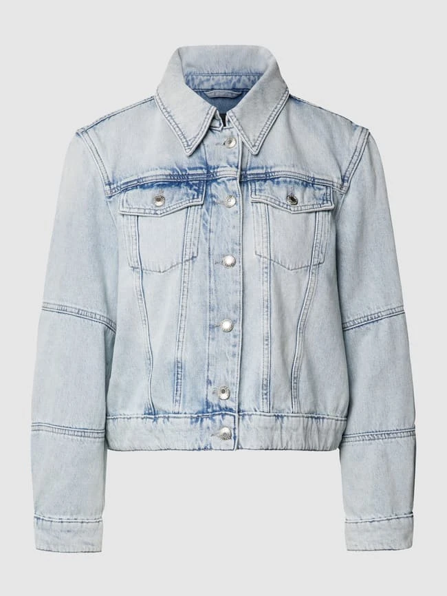 Drykorn Jeansjacke Mit Pattentaschen - Bleu 2 Drykorn Jeansjacke Mit Pattentaschen - Bleu – Bild 2