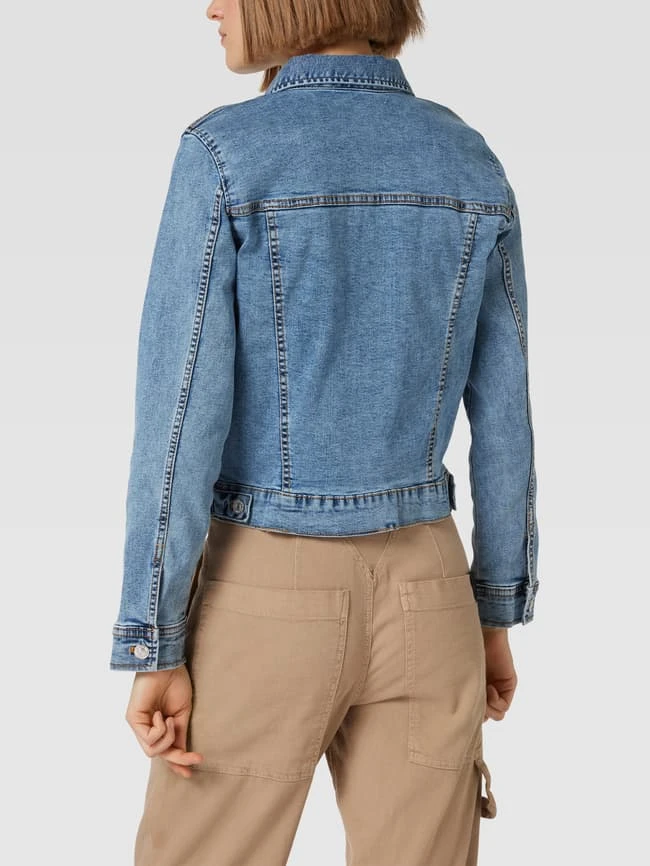 Mango Jeansjacke Mit Kontrastnähten Modell 'VICKY' - Blau 5 Mango Jeansjacke Mit Kontrastnähten Modell 'VICKY' - Blau – Bild 5