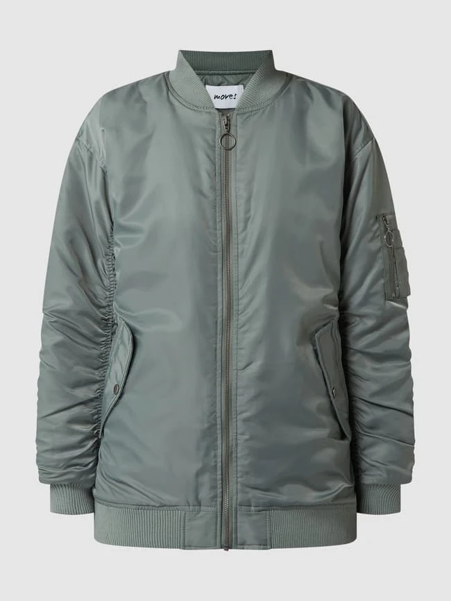 Moves Bomber Mit Reißverschluss Modell 'Bombisti' - Mint 2 Moves Bomber Mit Reißverschluss Modell 'Bombisti' - Mint – Bild 2