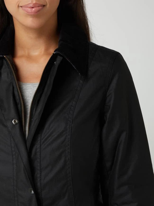 Barbour Jacke Aus Gewachster Baumwolle Modell 'Belsay' - Schwarz 3 Barbour Jacke Aus Gewachster Baumwolle Modell 'Belsay' - Schwarz – Bild 3