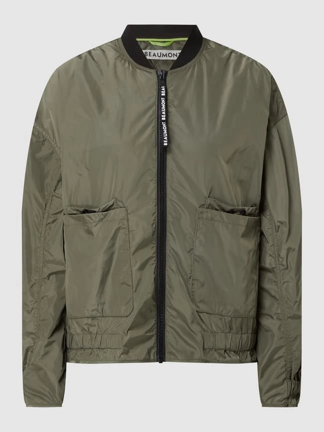 Beaumont Amsterdam Bomber Mit Tunnelzug - Khaki 2 Beaumont Amsterdam Bomber Mit Tunnelzug - Khaki – Bild 2