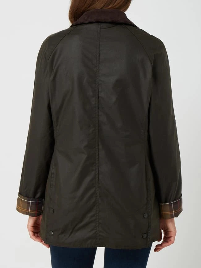 Barbour Jacke Aus Gewachster Baumwolle Modell 'Beadnell Wax' - Olivgrün 5 Barbour Jacke Aus Gewachster Baumwolle Modell 'Beadnell Wax' - Olivgrün – Bild 5