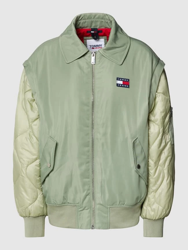 Tommy Jeans Bomberjacke Mit Label-Patch Modell 'SLEEVE BOMBER' - Schilf 2 Tommy Jeans Bomberjacke Mit Label-Patch Modell 'SLEEVE BOMBER' - Schilf – Bild 2