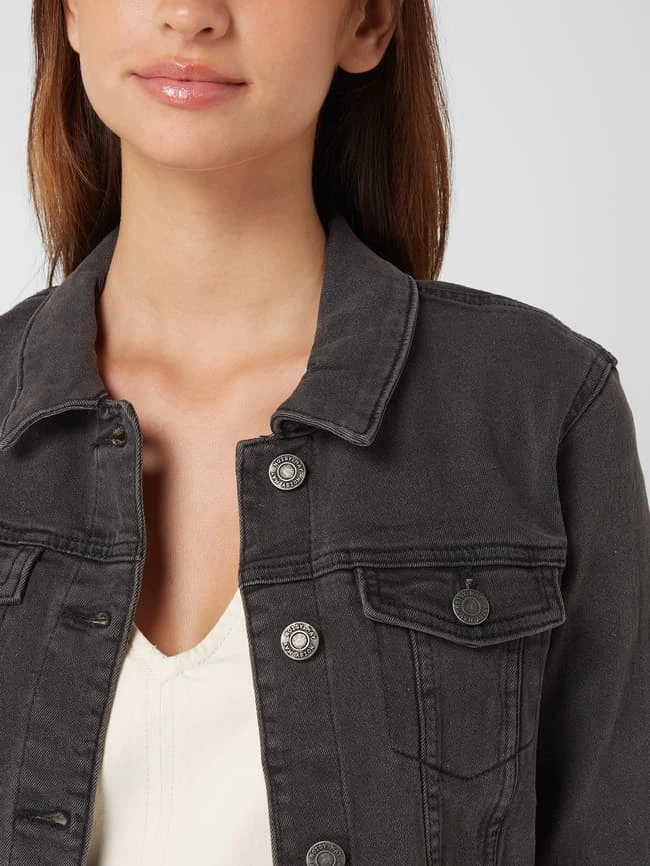 Noisy May Jeansjacke Mit Viskose-Anteil Modell 'Debra' - Anthrazit 3 Noisy May Jeansjacke Mit Viskose-Anteil Modell 'Debra' - Anthrazit – Bild 3