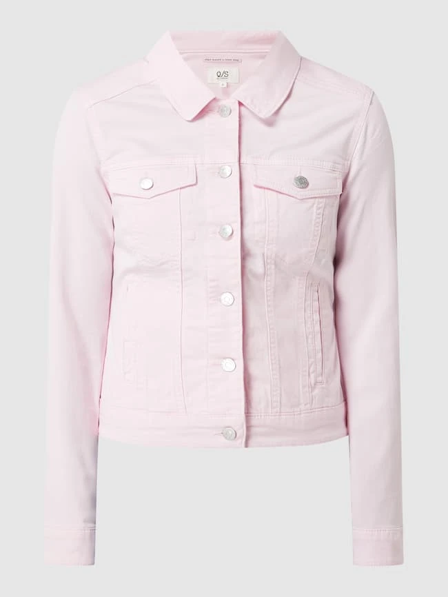 Q/S Designed By Jeansjacke Mit Stretch-Anteil - Rosé 2 Q/S Designed By Jeansjacke Mit Stretch-Anteil - Rosé – Bild 2
