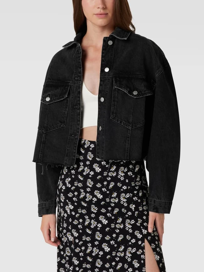 REVIEW Jeansjacke Im Used-Look - Mittelgrau 4 REVIEW Jeansjacke Im Used-Look - Mittelgrau – Bild 4