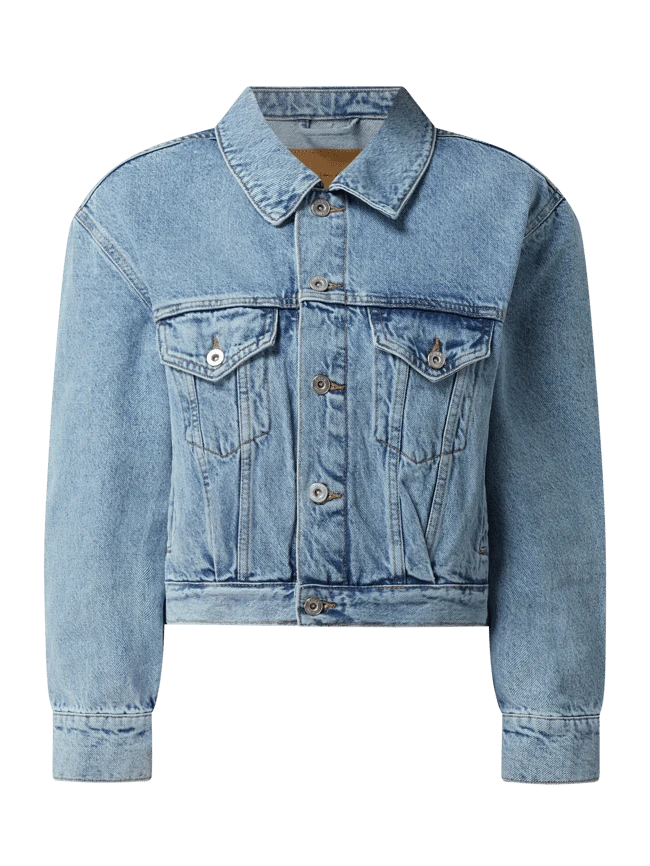 Only Cropped Jeansjacke Aus Baumwolle Modell 'Jagger' - Hellblau 2 Only Cropped Jeansjacke Aus Baumwolle Modell 'Jagger' - Hellblau – Bild 2