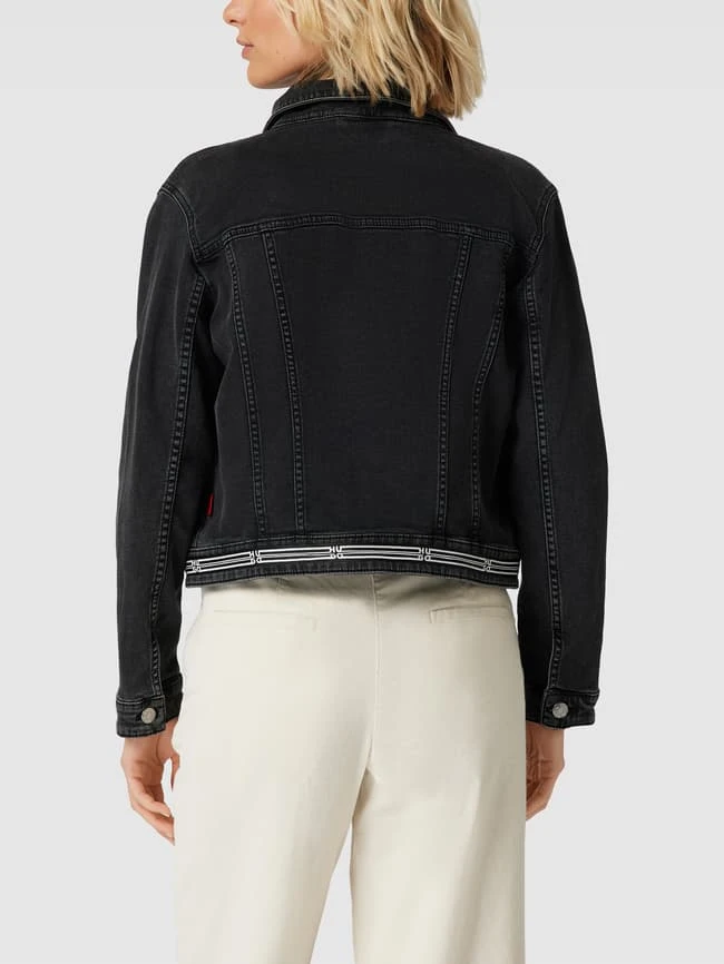 HUGO Jeansjacke Mit Brusttaschen Modell 'The Original' - Anthrazit 5 HUGO Jeansjacke Mit Brusttaschen Modell 'The Original' - Anthrazit – Bild 5