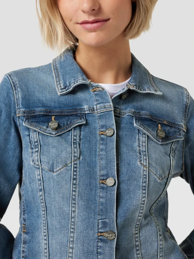 Buena Vista Jeansjacke Mit Pattentaschen - Blau 3 Buena Vista Jeansjacke Mit Pattentaschen - Blau – Bild 3