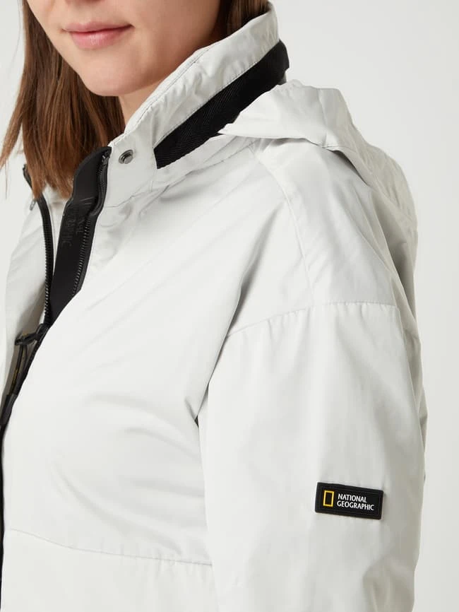 National Geographic Blouson Mit Herausnehmbarer Kapuze - Wasserdicht - Offwhite 6 National Geographic Blouson Mit Herausnehmbarer Kapuze - Wasserdicht - Offwhite – Bild 6