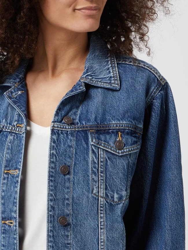 American Eagle Oversized Jeansjacke Aus Baumwolle - Blau 3 American Eagle Oversized Jeansjacke Aus Baumwolle - Blau – Bild 3